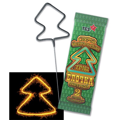 Елочка Бенгальские огни фигурные купить в Ядрине | yadrin.salutsklad.ru