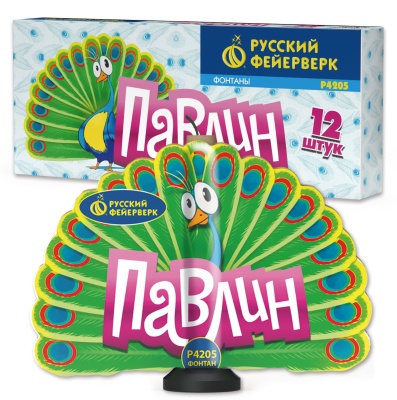 Павлин F Пиротехнический фонтан купить в Ядрине | yadrin.salutsklad.ru