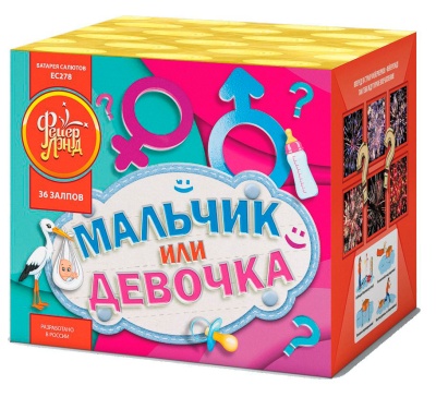 Мальчик или девочка М Фейерверк купить в Ядрине | yadrin.salutsklad.ru